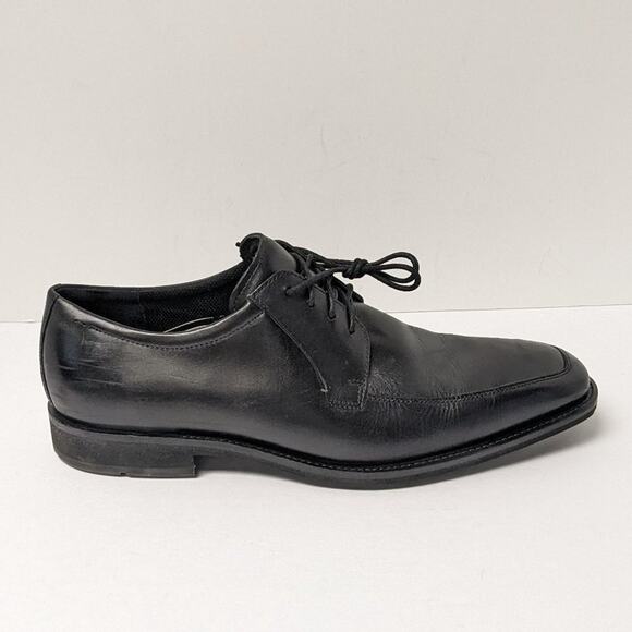 ECCO Calcan Oxford Shoes, Black Leather, Men\'s 44 EU (US 10-10.5) main image 6